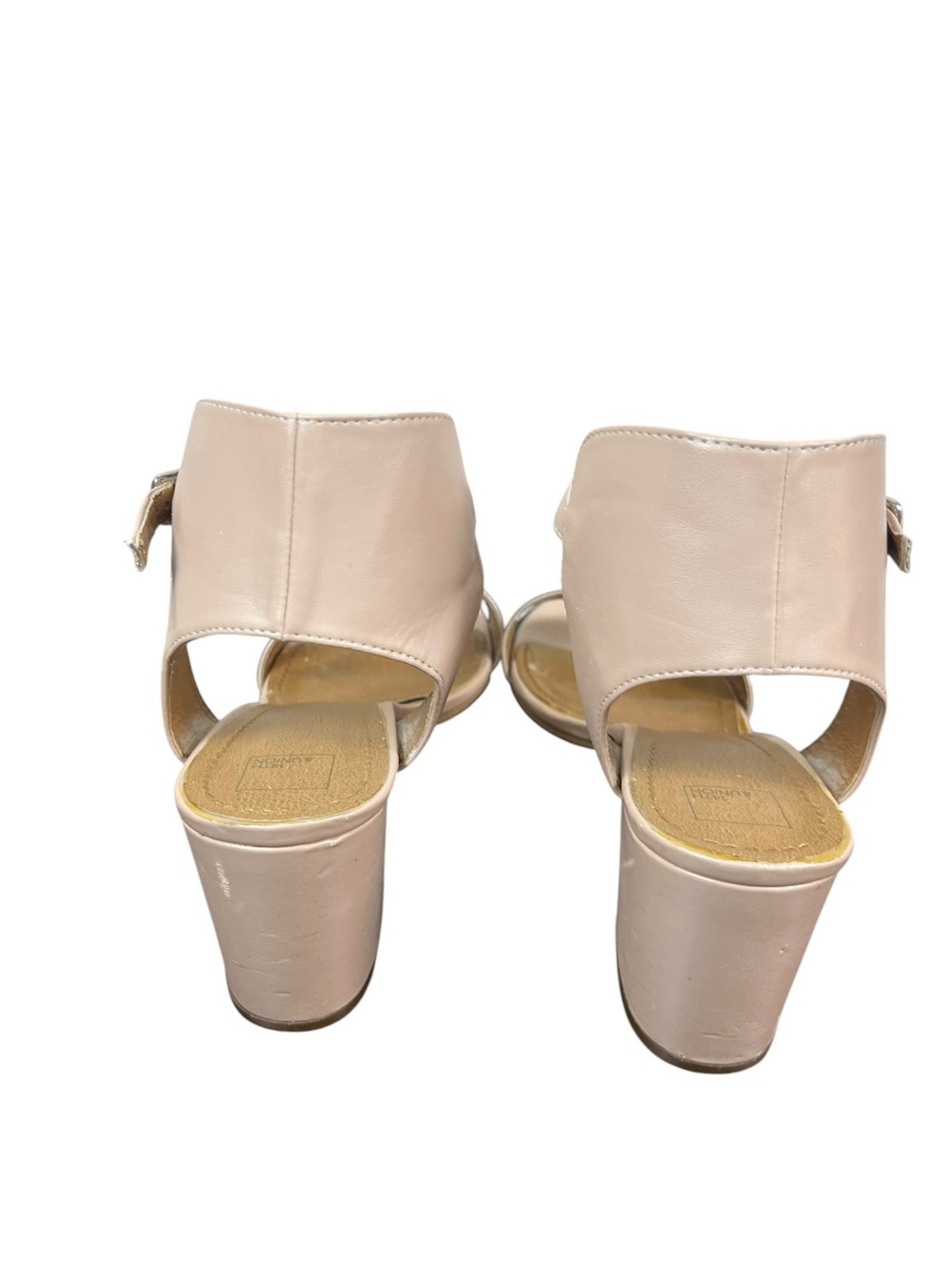14th & Union Beige Patent Ankle Strap Heels Women's size 8 - Picture 6 of 12